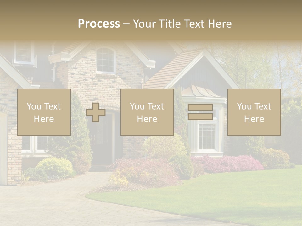 White Suburban Luxury PowerPoint Template