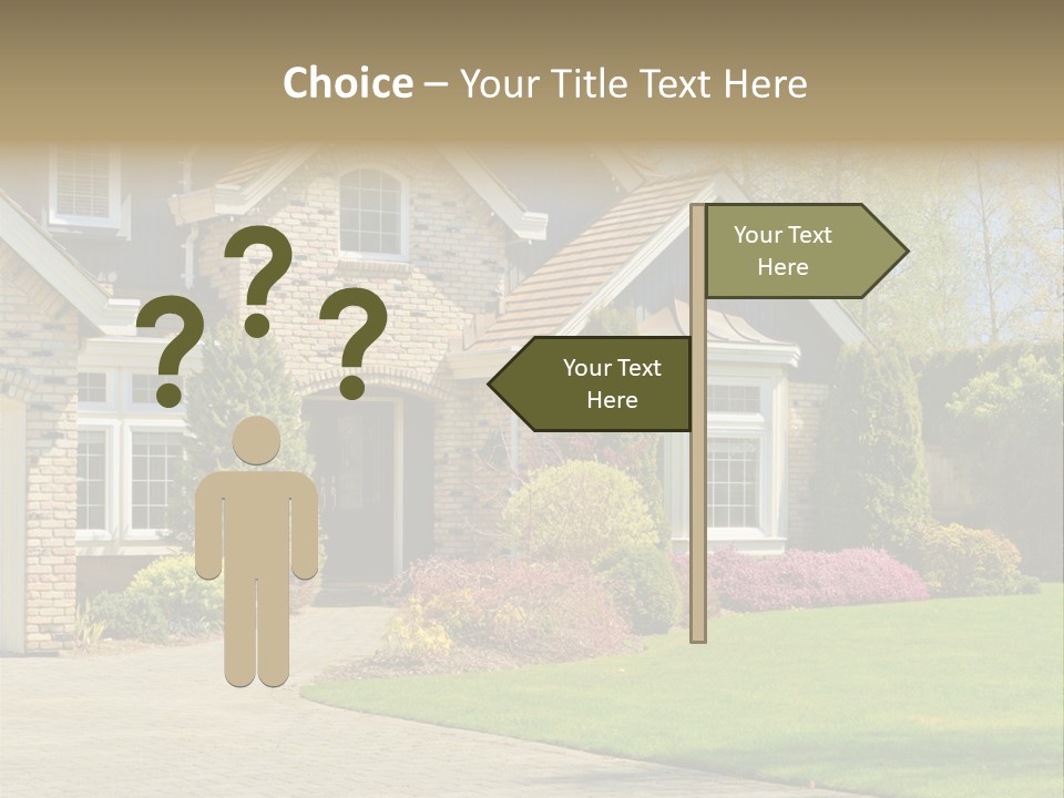 White Suburban Luxury PowerPoint Template