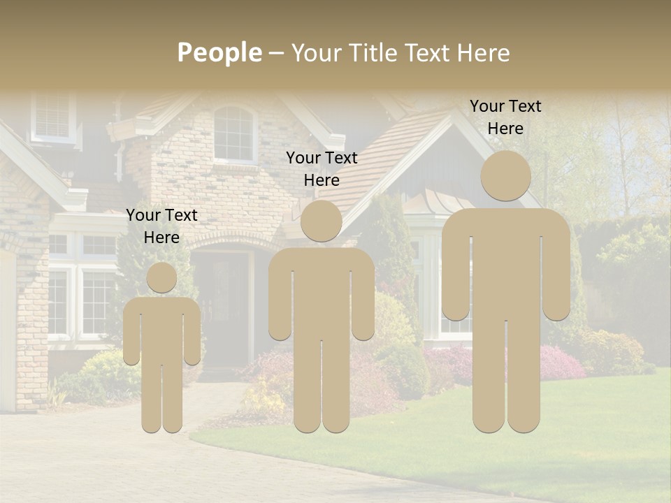 White Suburban Luxury PowerPoint Template