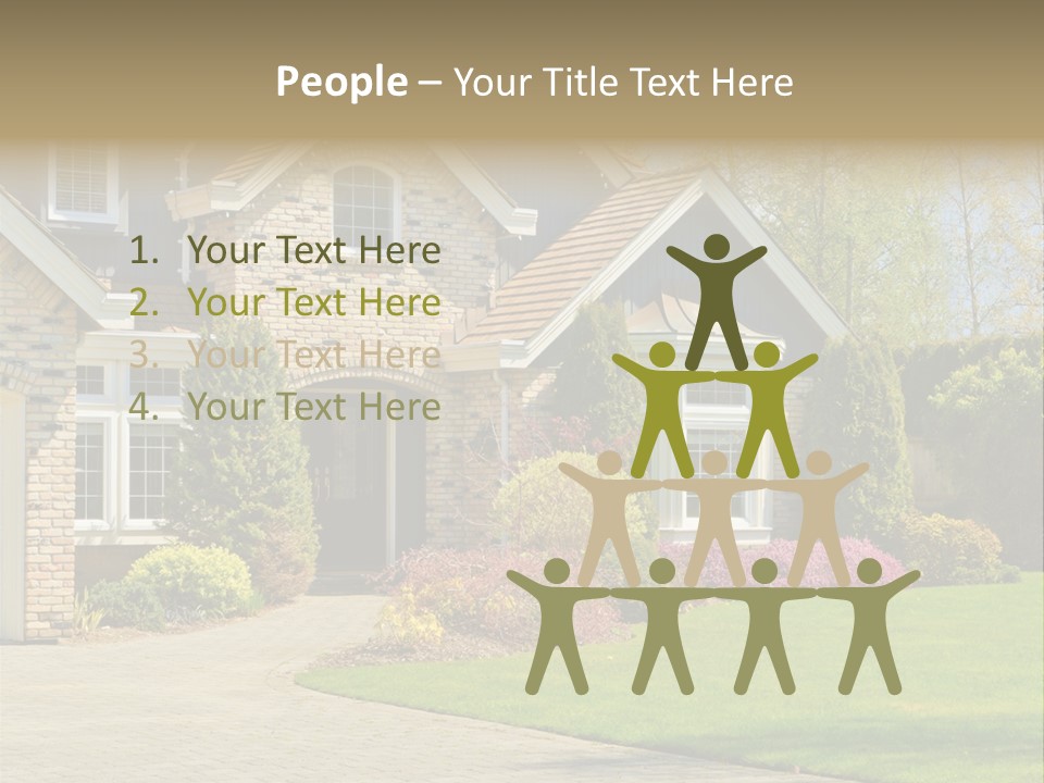 White Suburban Luxury PowerPoint Template