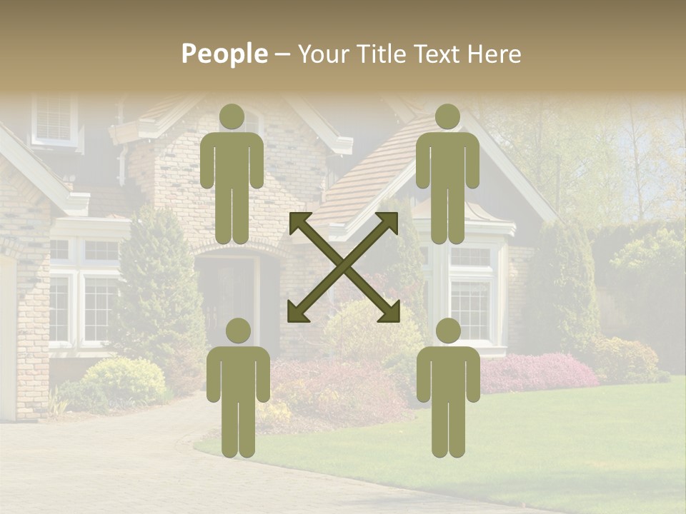 White Suburban Luxury PowerPoint Template