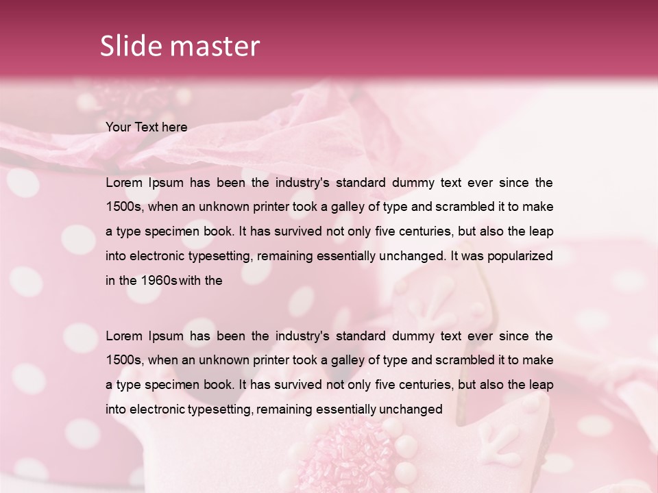 Sweet Little Gift PowerPoint Template