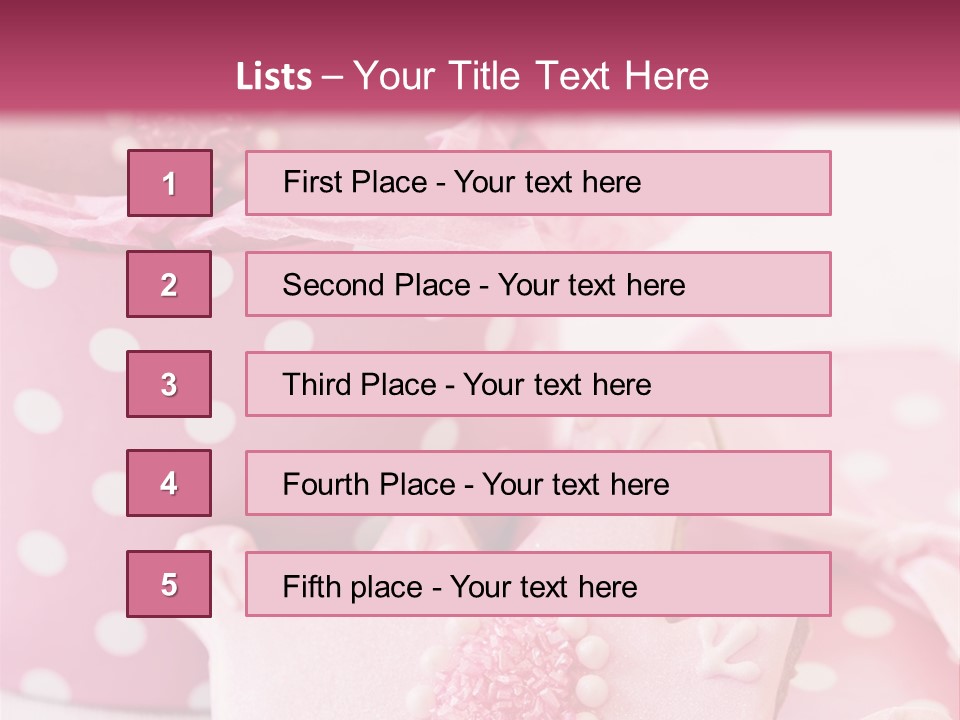 Sweet Little Gift PowerPoint Template
