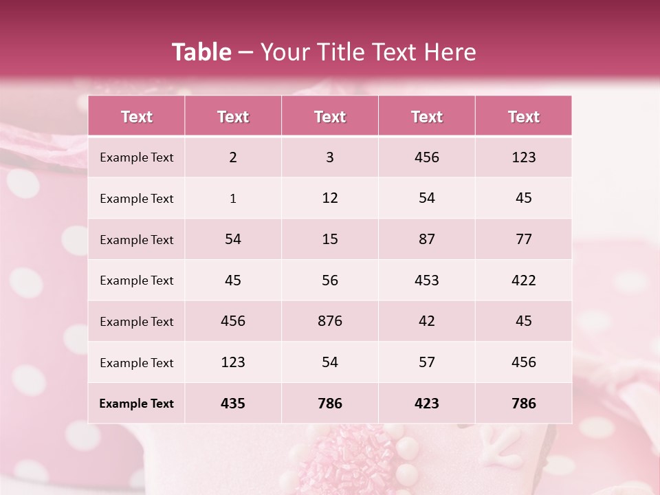 Sweet Little Gift PowerPoint Template