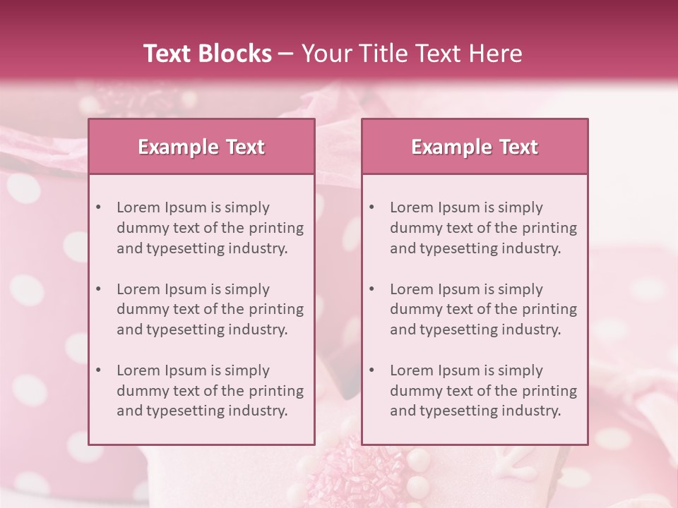 Sweet Little Gift PowerPoint Template