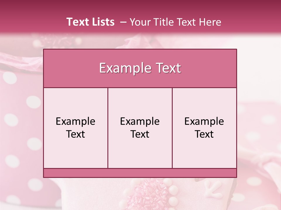 Sweet Little Gift PowerPoint Template