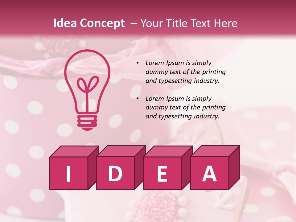 Sweet Little Gift PowerPoint Template