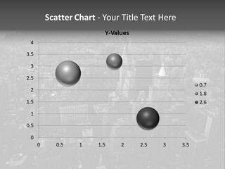 Sunset Skyscraper View PowerPoint Template