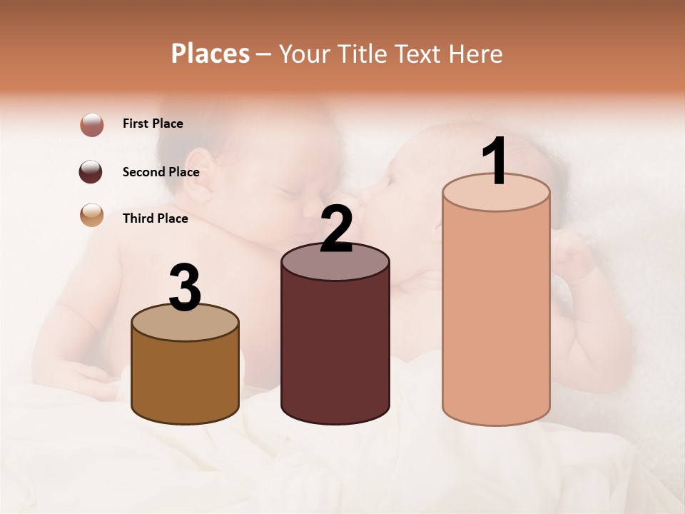 Newborn Child Twins Baby Baby PowerPoint Template
