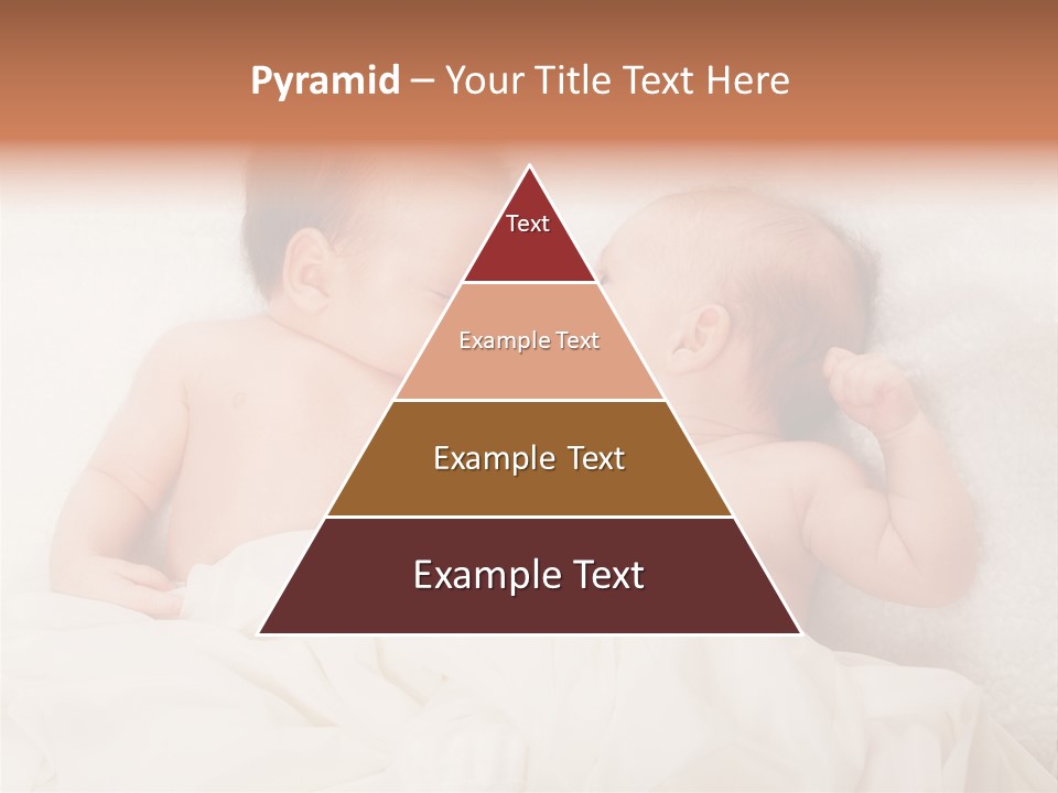 Newborn Child Twins Baby Baby PowerPoint Template