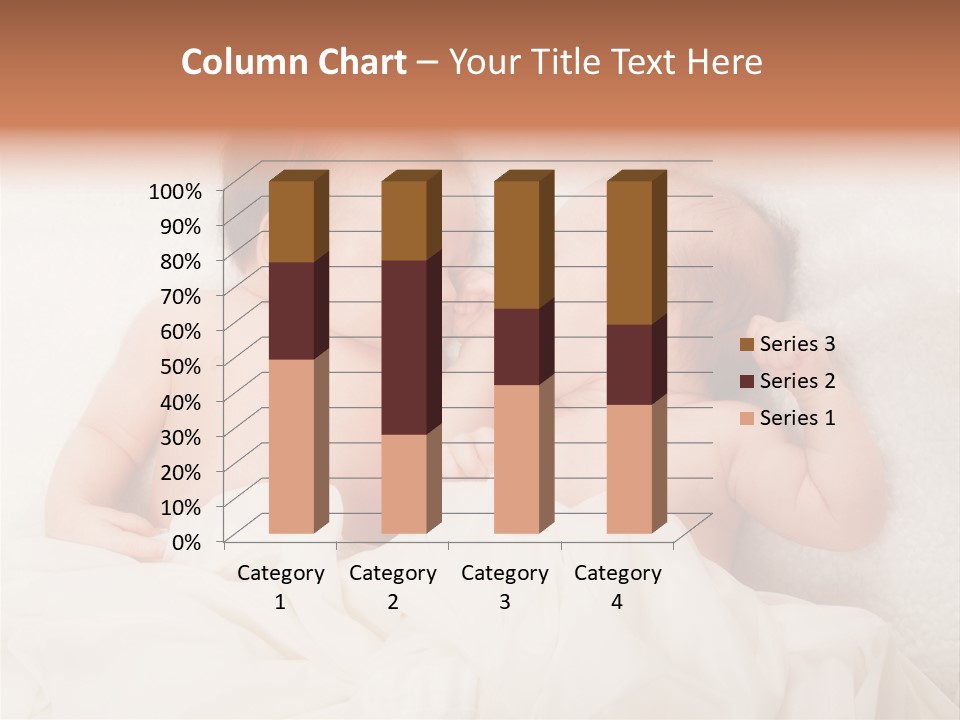 Newborn Child Twins Baby Baby PowerPoint Template