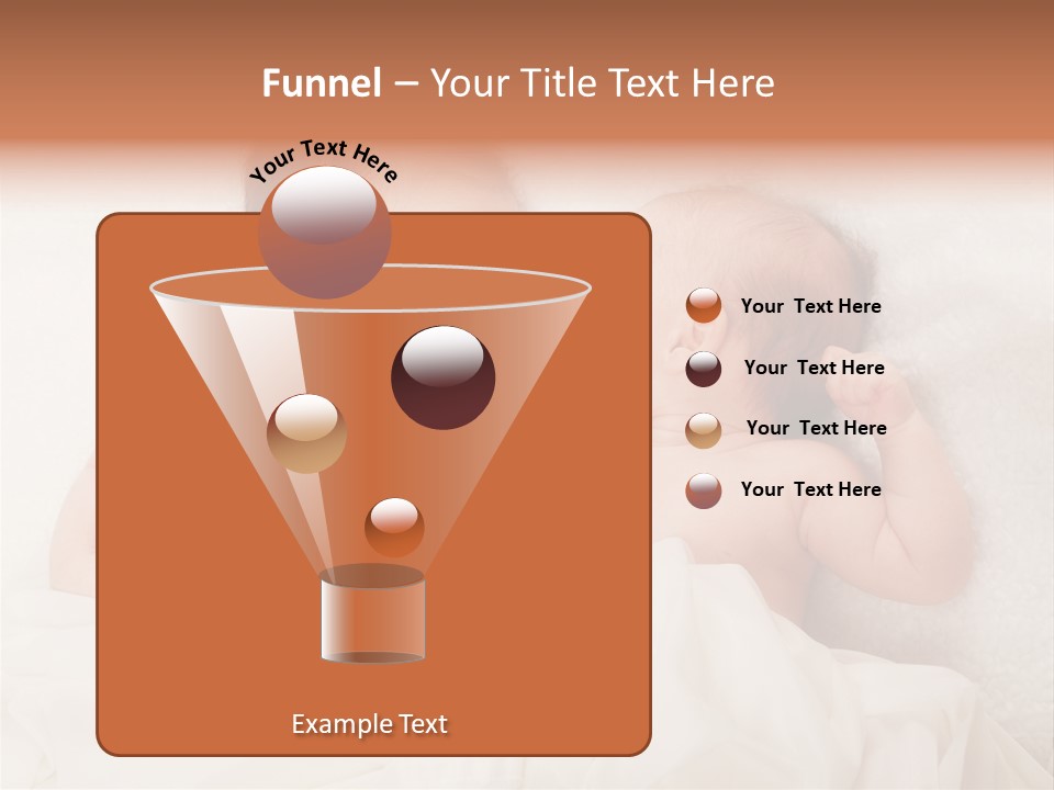 Newborn Child Twins Baby Baby PowerPoint Template