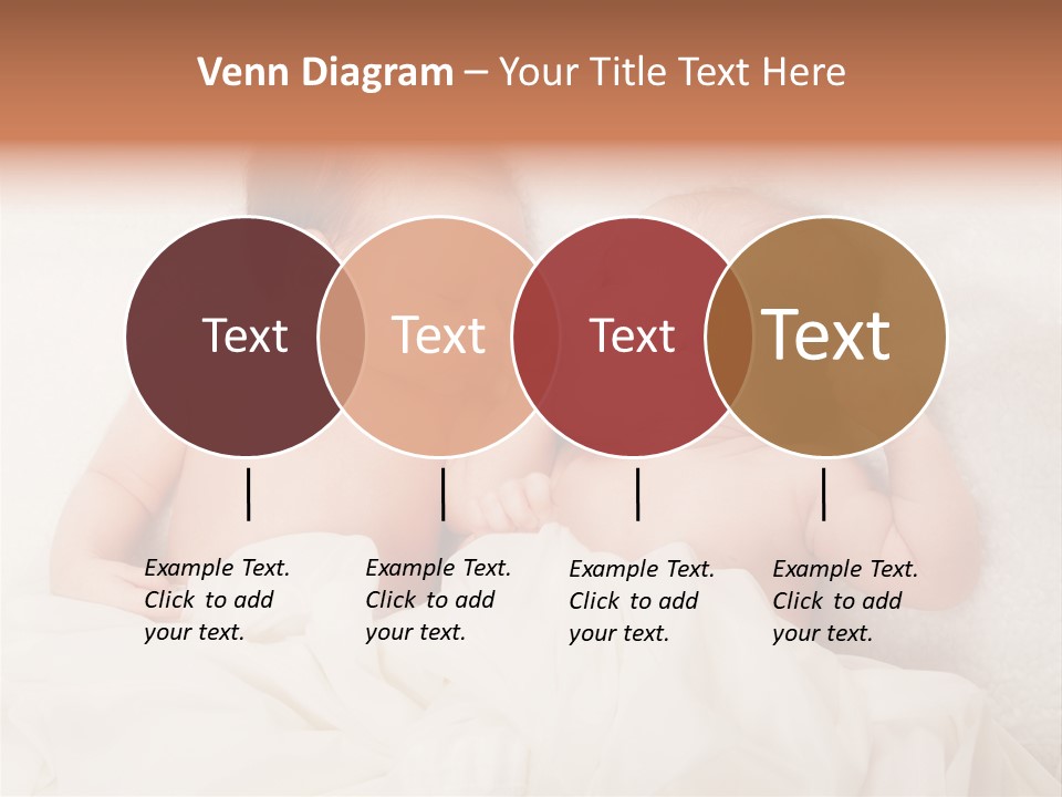 Newborn Child Twins Baby Baby PowerPoint Template