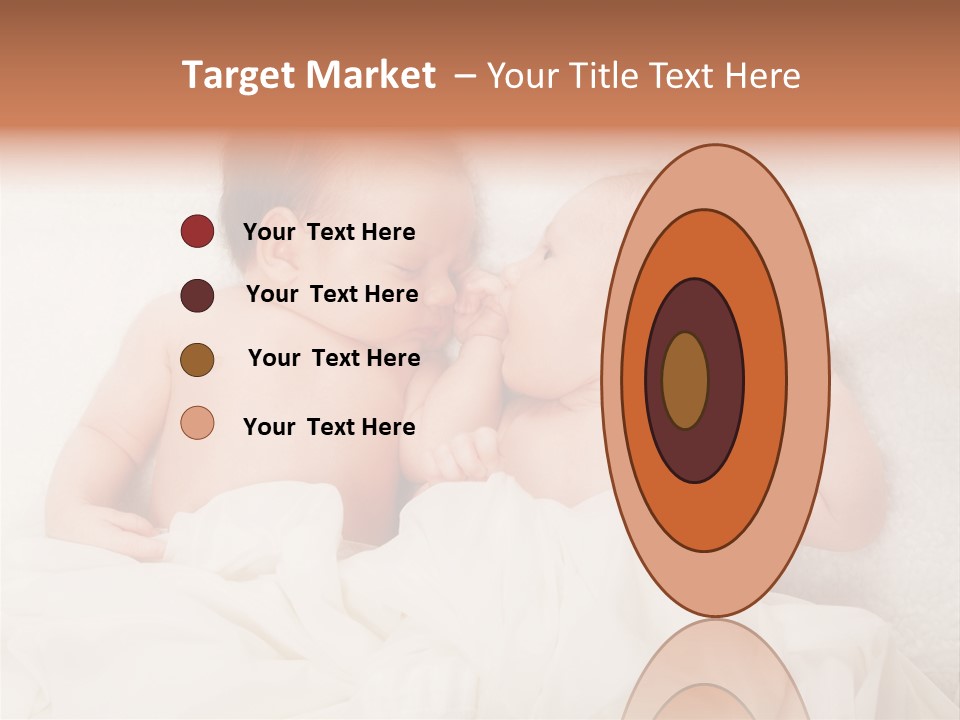 Newborn Child Twins Baby Baby PowerPoint Template