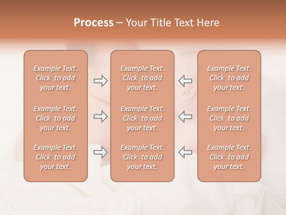 Newborn Child Twins Baby Baby PowerPoint Template