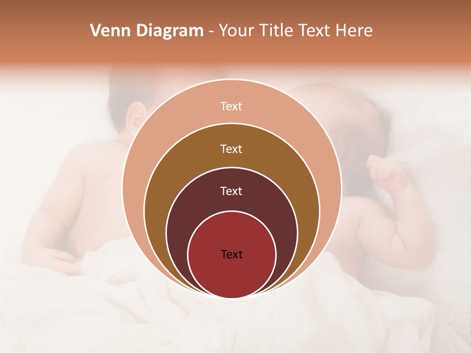 Newborn Child Twins Baby Baby PowerPoint Template