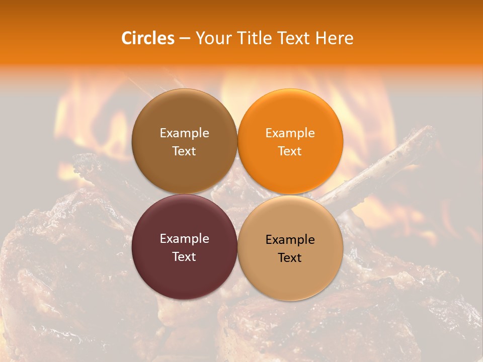 American Kitchen Dinner PowerPoint Template