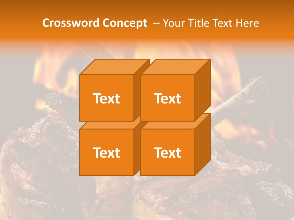 American Kitchen Dinner PowerPoint Template