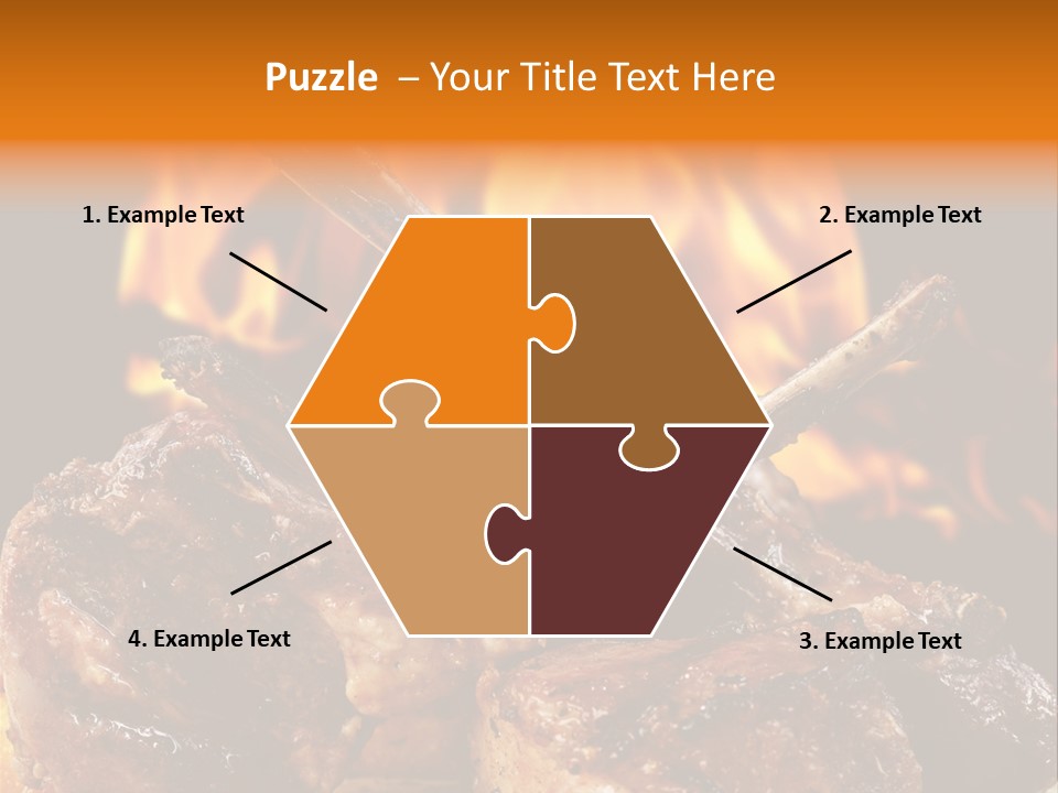 American Kitchen Dinner PowerPoint Template