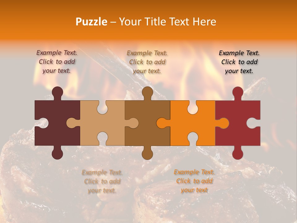 American Kitchen Dinner PowerPoint Template