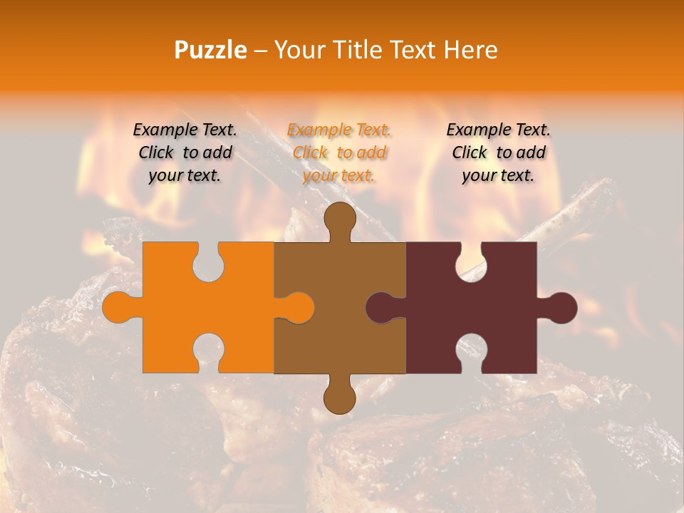 American Kitchen Dinner PowerPoint Template