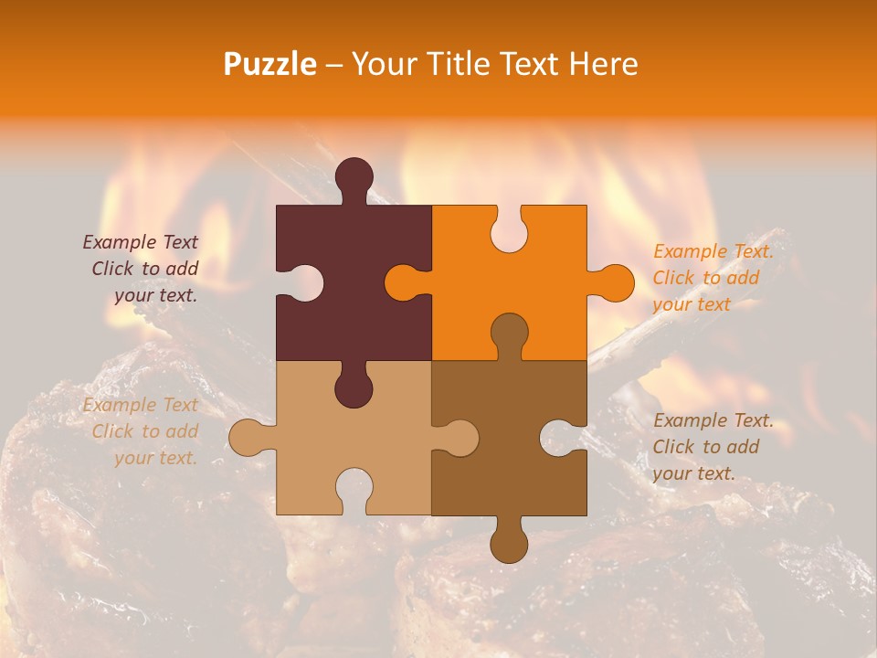 American Kitchen Dinner PowerPoint Template