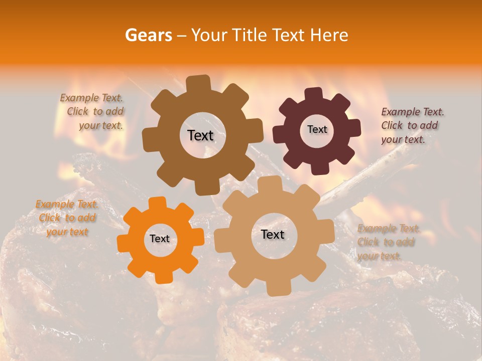 American Kitchen Dinner PowerPoint Template