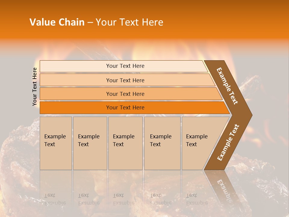 American Kitchen Dinner PowerPoint Template