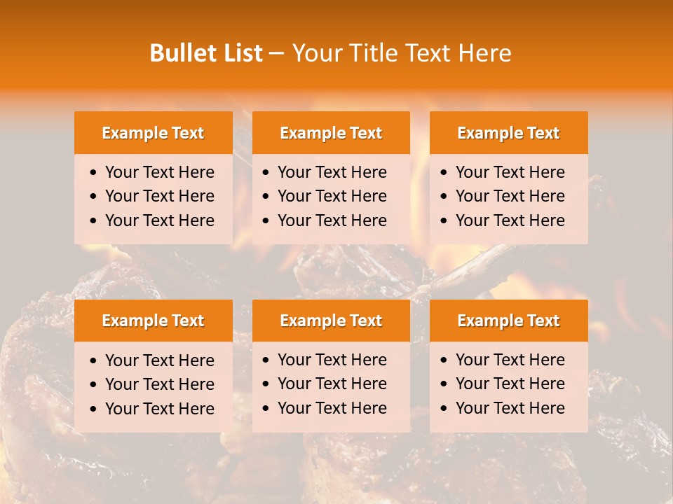 American Kitchen Dinner PowerPoint Template