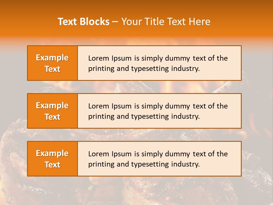 American Kitchen Dinner PowerPoint Template