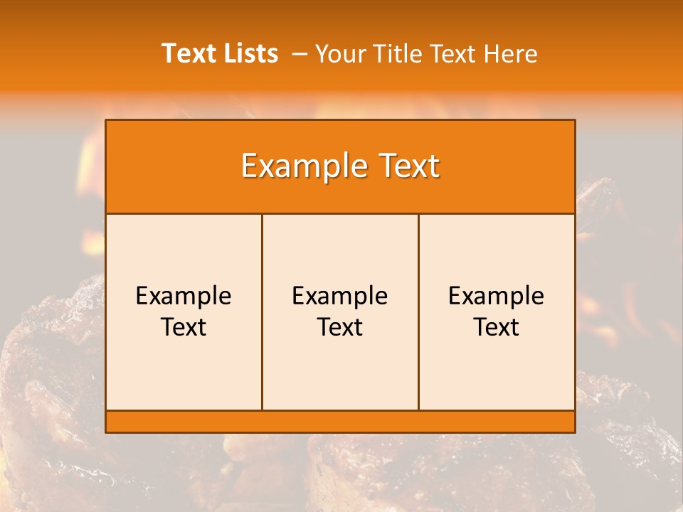 American Kitchen Dinner PowerPoint Template