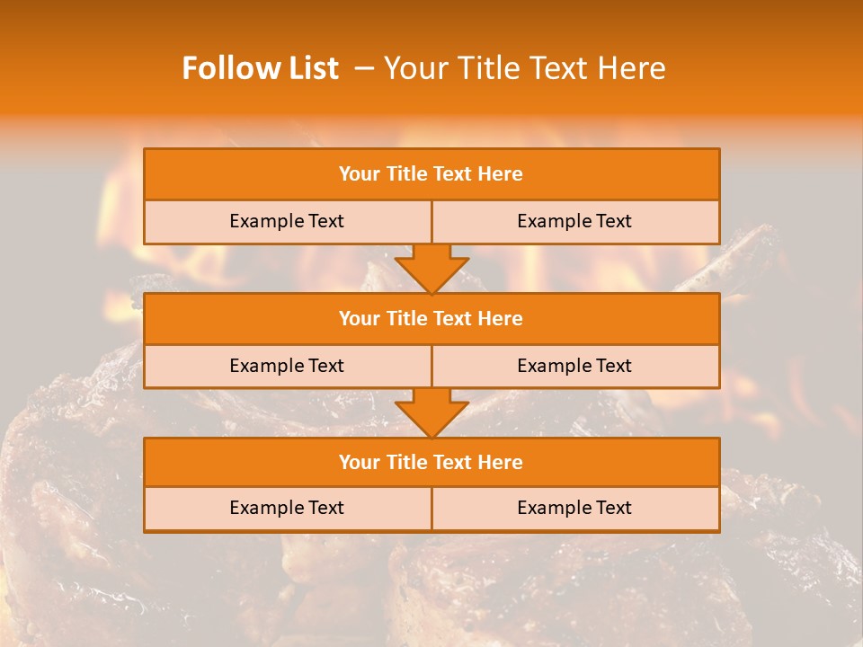 American Kitchen Dinner PowerPoint Template