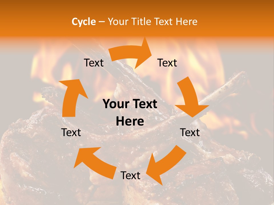 American Kitchen Dinner PowerPoint Template