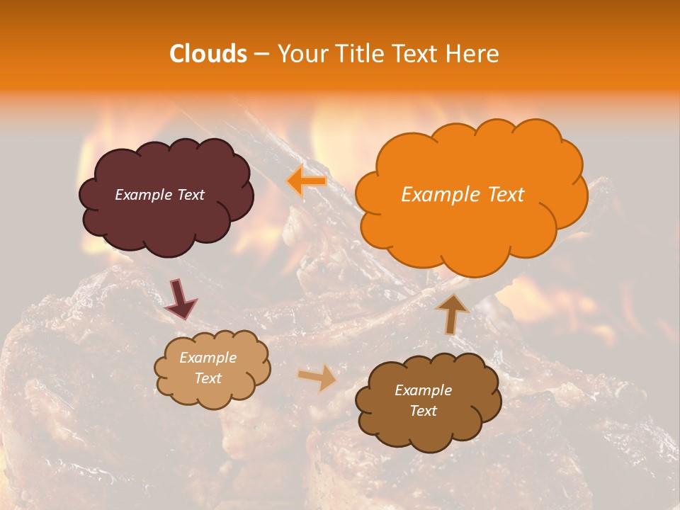 American Kitchen Dinner PowerPoint Template