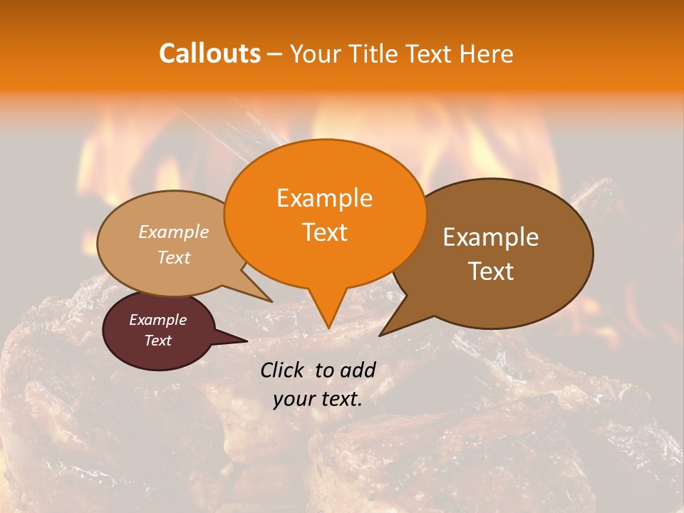 American Kitchen Dinner PowerPoint Template