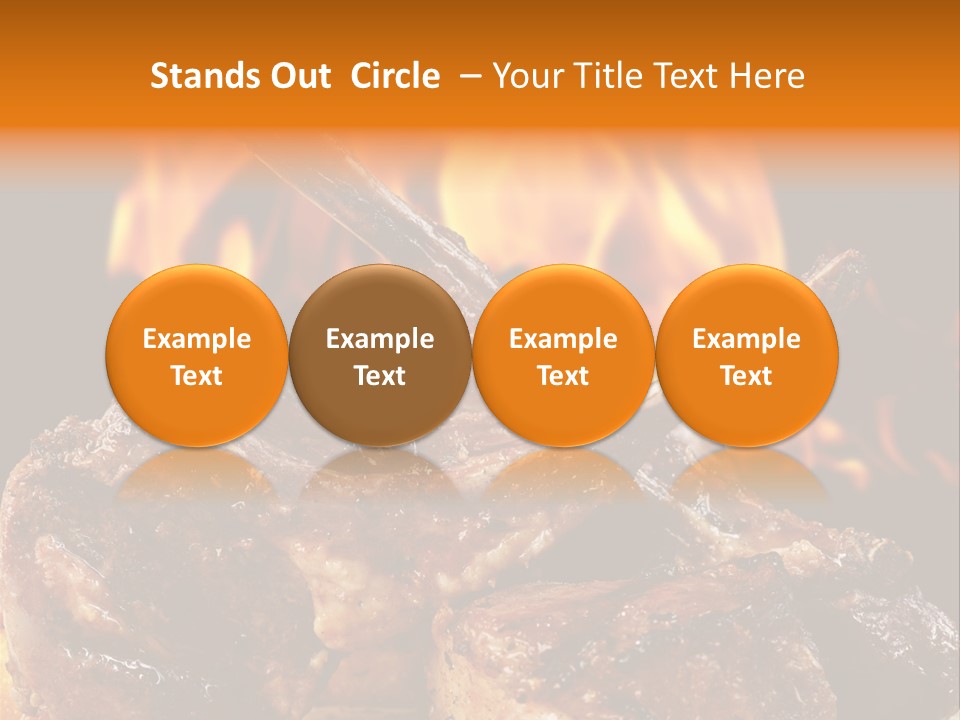 American Kitchen Dinner PowerPoint Template