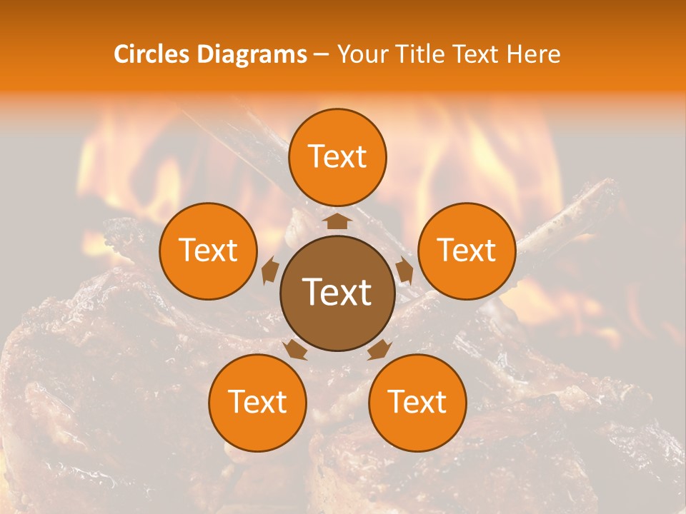 American Kitchen Dinner PowerPoint Template