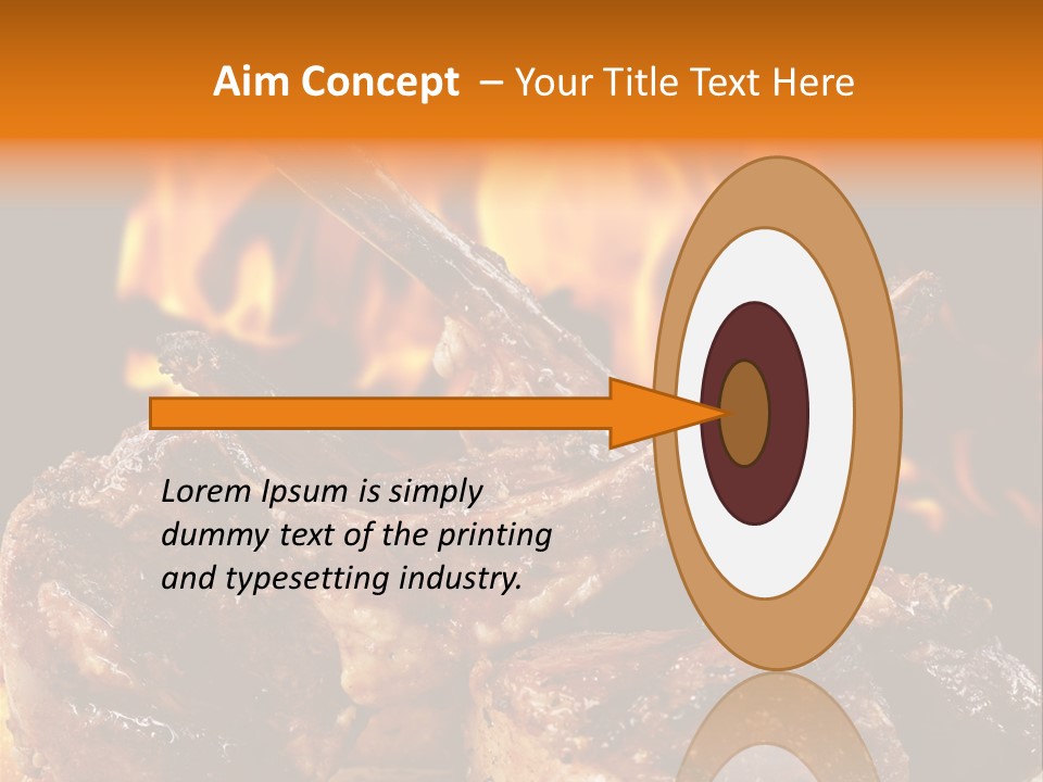 American Kitchen Dinner PowerPoint Template