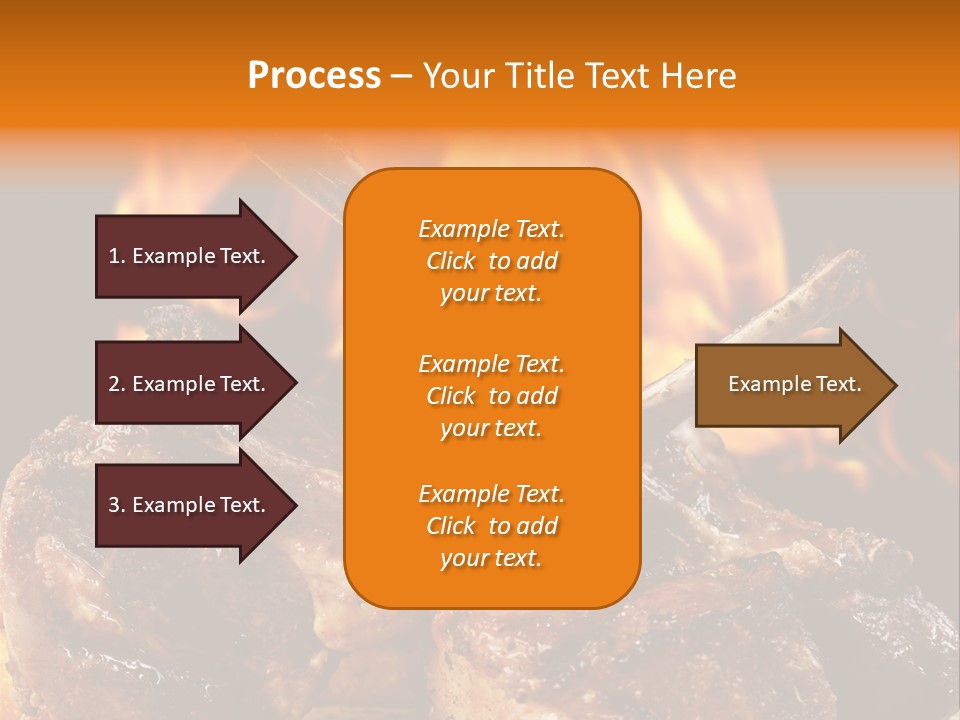American Kitchen Dinner PowerPoint Template