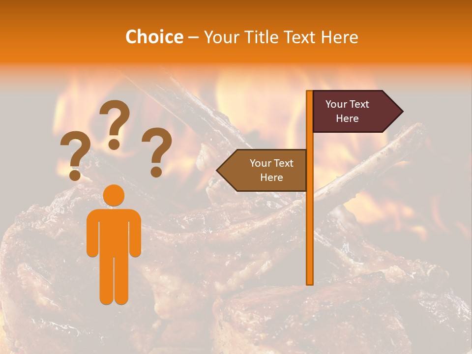 American Kitchen Dinner PowerPoint Template