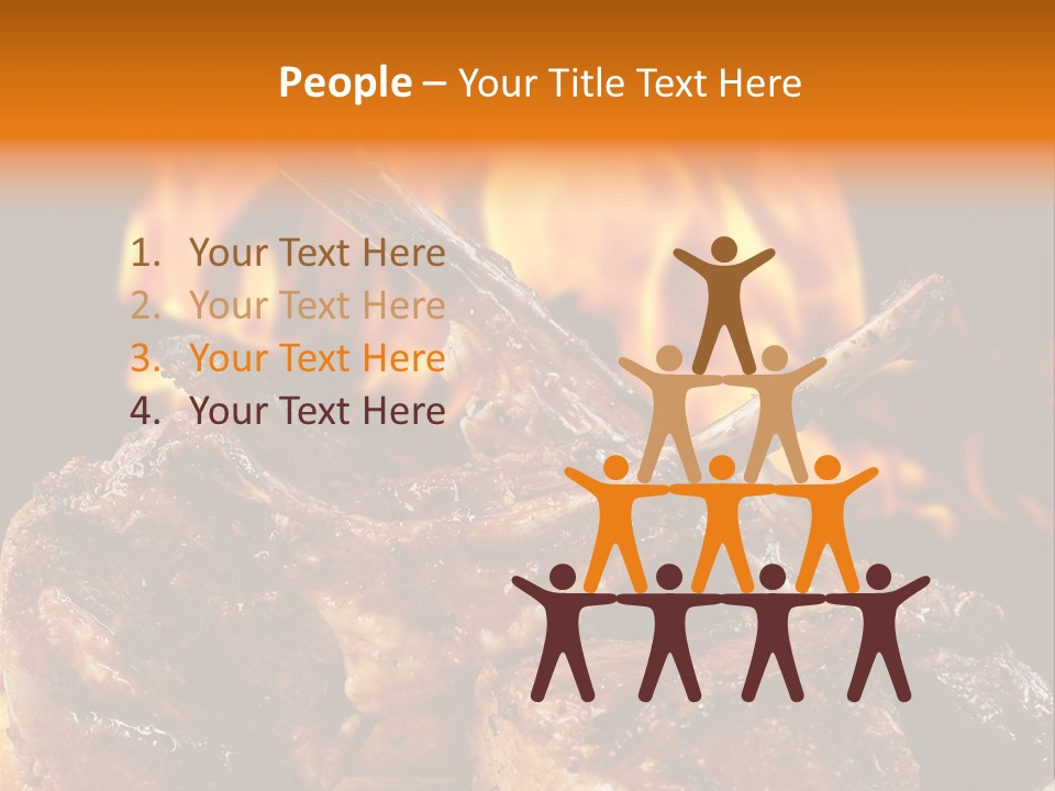 American Kitchen Dinner PowerPoint Template