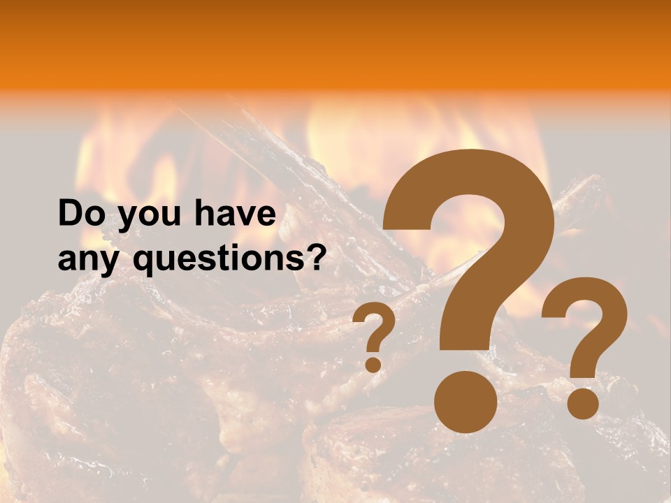 American Kitchen Dinner PowerPoint Template