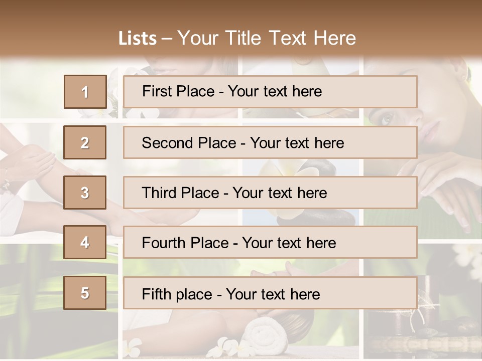 Skincare Body Young PowerPoint Template