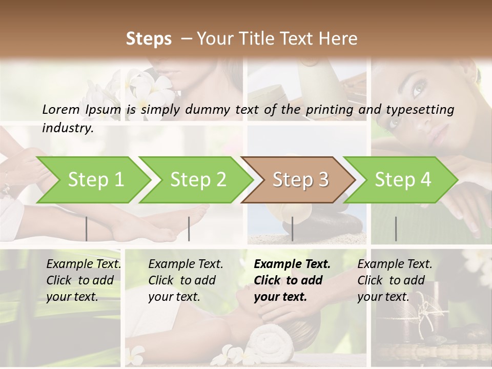 Skincare Body Young PowerPoint Template