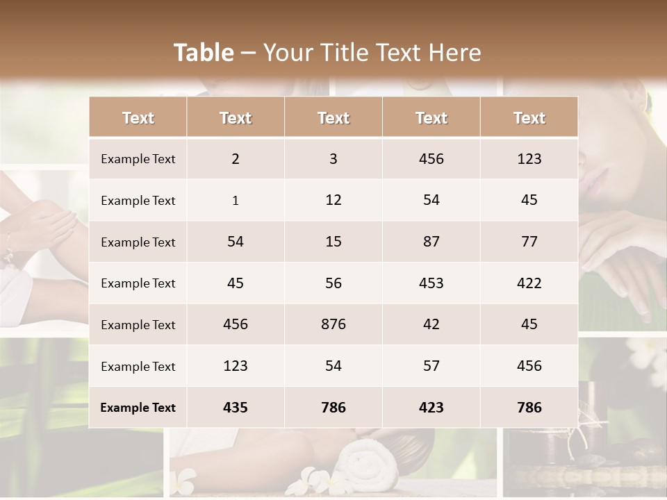 Skincare Body Young PowerPoint Template