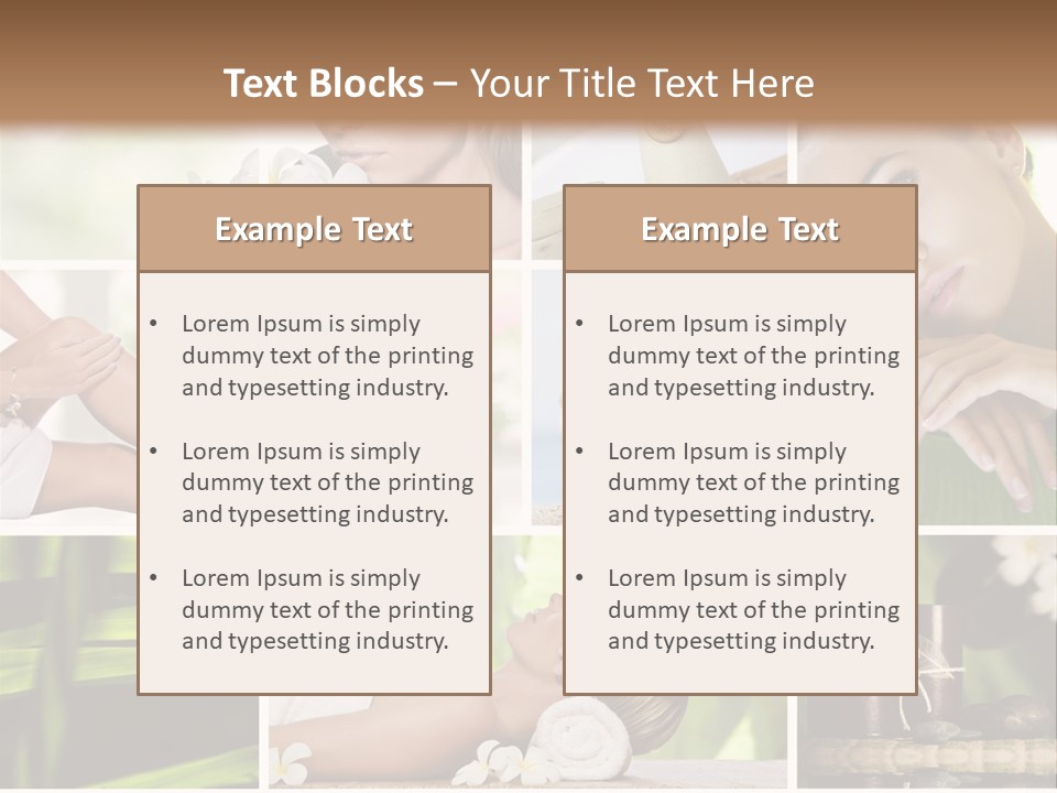 Skincare Body Young PowerPoint Template