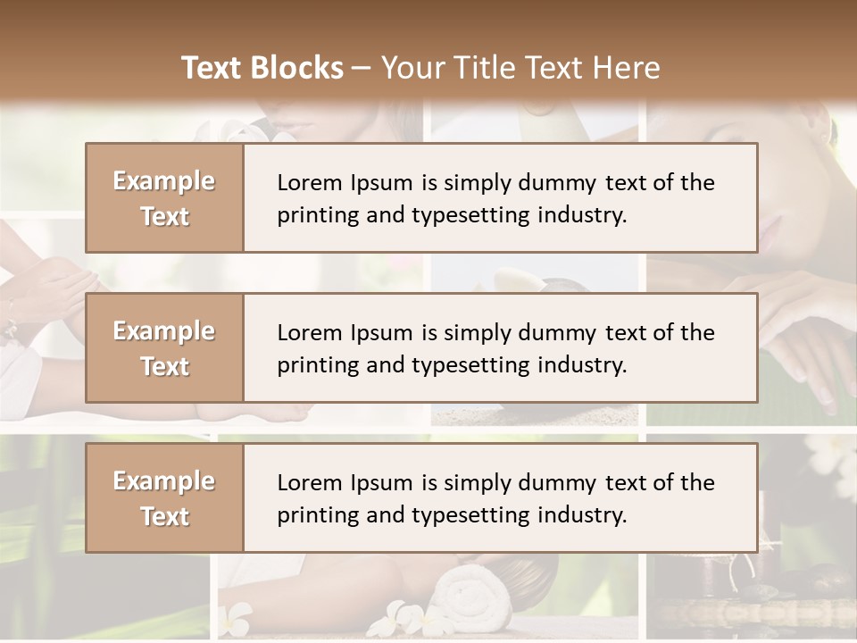 Skincare Body Young PowerPoint Template