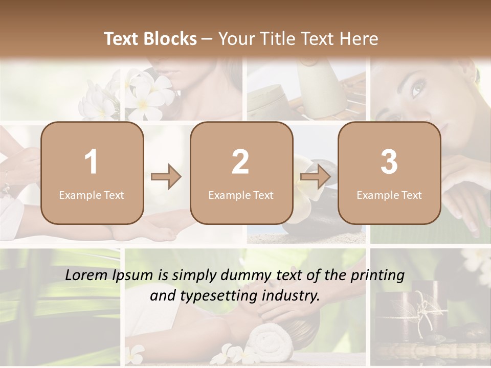 Skincare Body Young PowerPoint Template