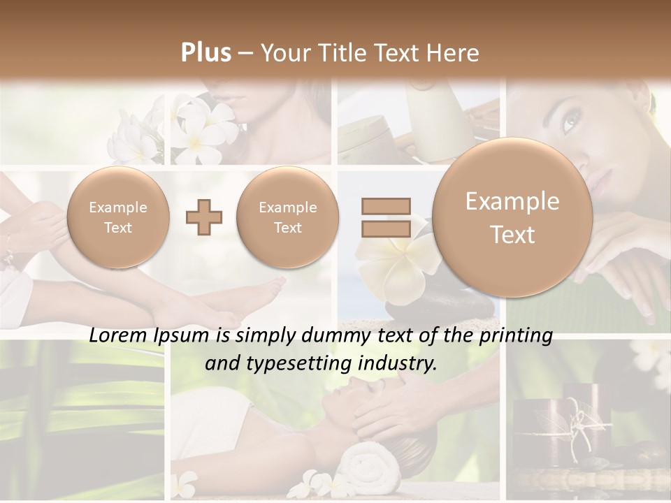 Skincare Body Young PowerPoint Template