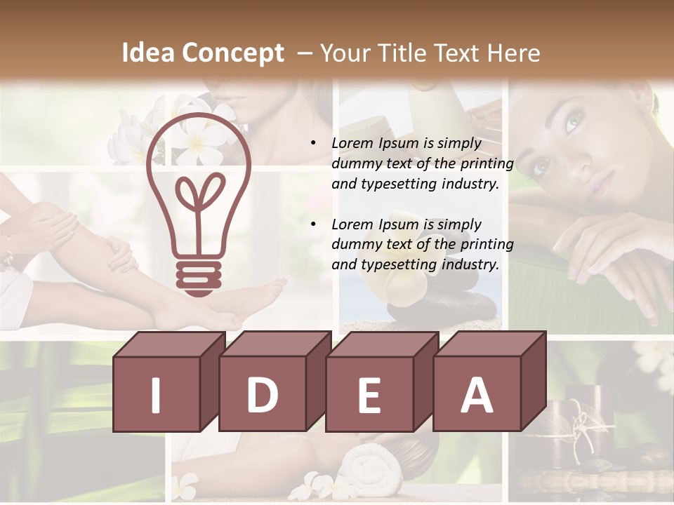 Skincare Body Young PowerPoint Template